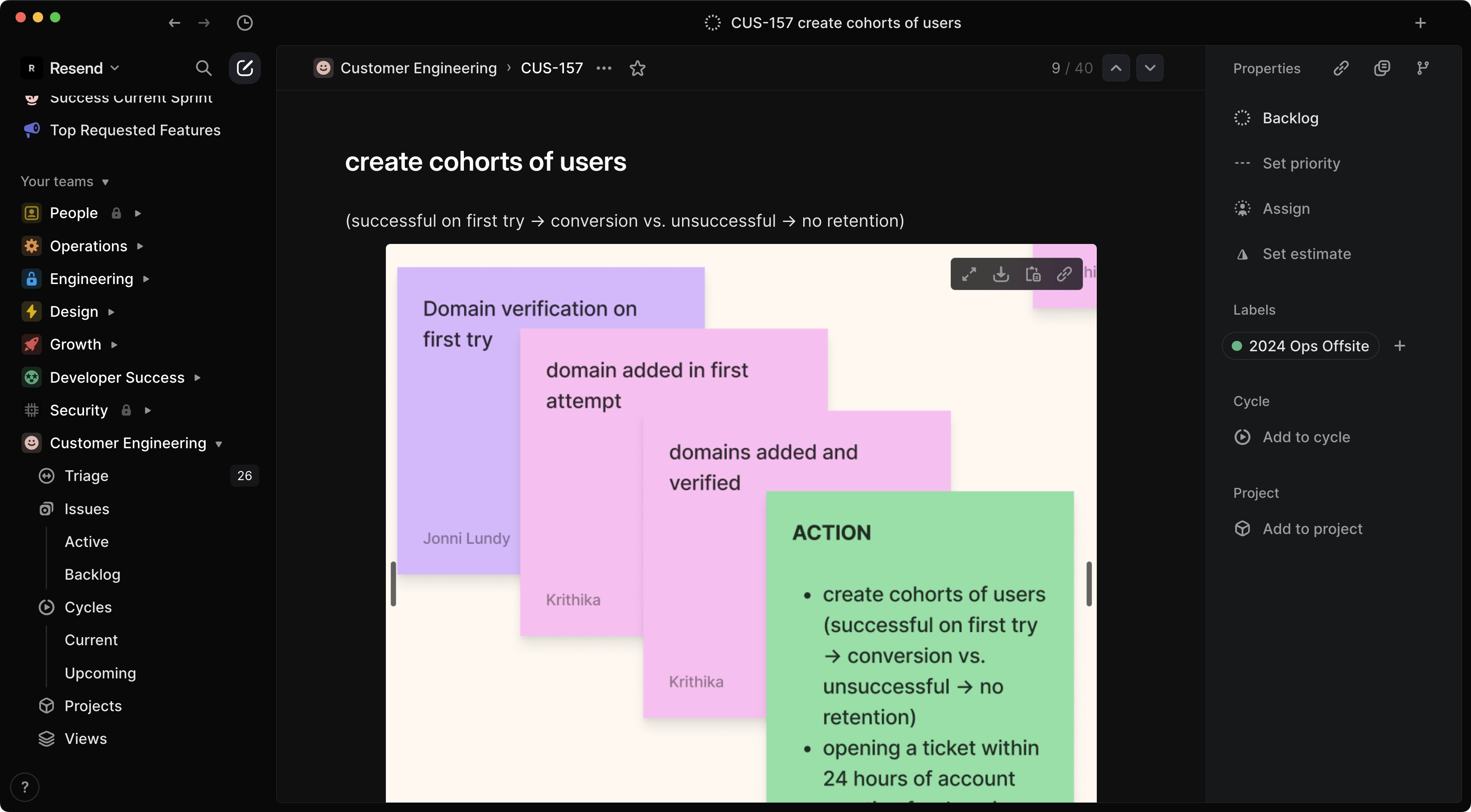 Adding context and notes to tickets